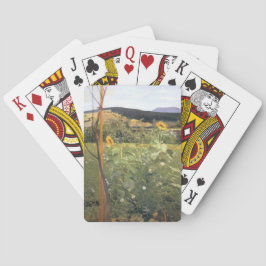 Sonnenblumen (von Jacek Malczewski) Spielkarten