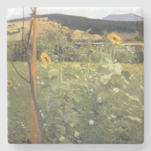 Sonnenblumen (von Jacek Malczewski) Steinuntersetzer