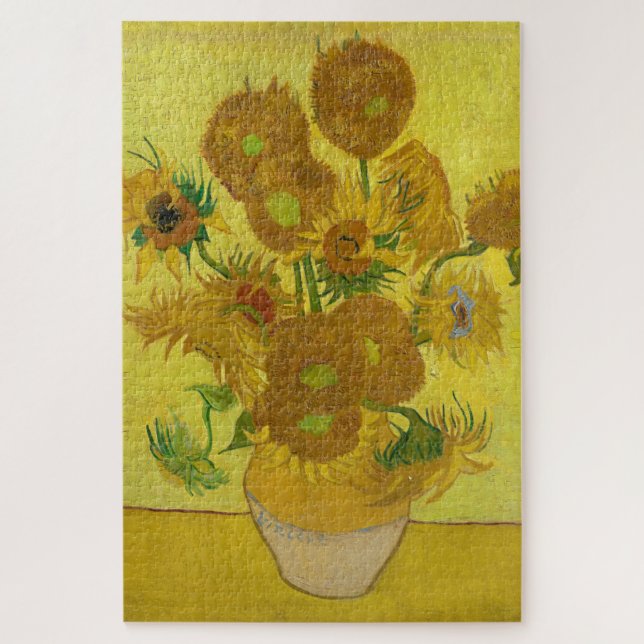 Sonnenblumen von Van Gogh Gemälde Art (Vertikal)