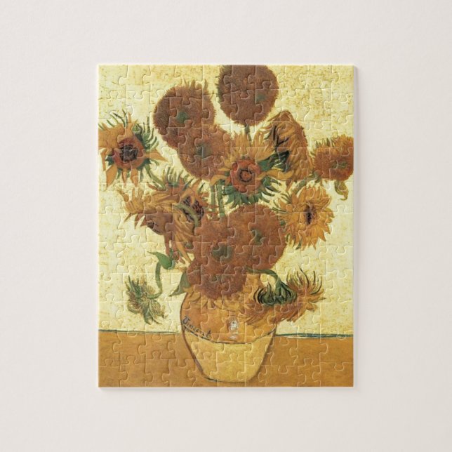 Sonnenblumen von Van Gogh Gemälde Art (Vertikal)