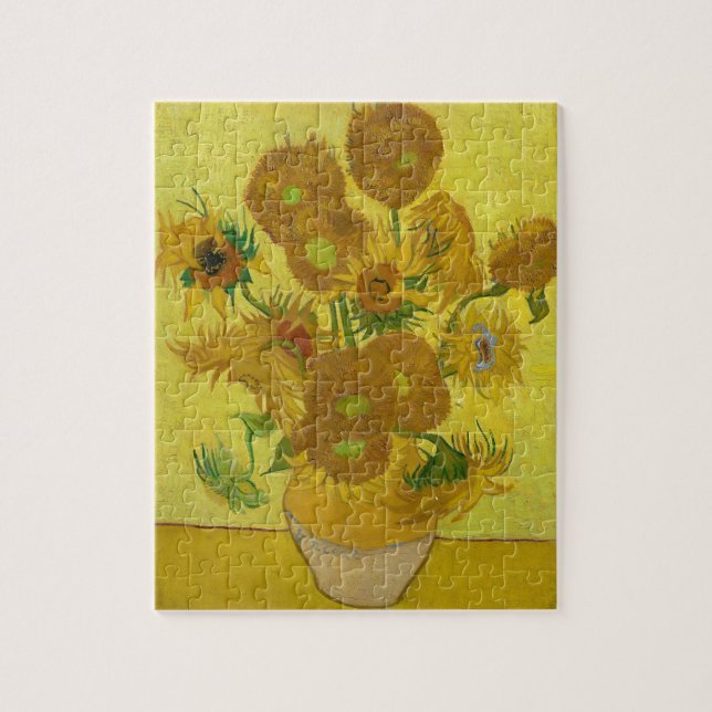 Sonnenblumen von Van Gogh Gemälde Art (Vertikal)