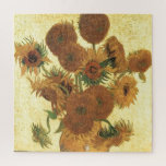 Sonnenblumen von Van Gogh Gemälde Art<br><div class="desc">Stillleben: Vase mit 15 Sonnenblumen Gemälde von Vincent van Gogh. Der Expressionismus ist nicht nur eine Möglichkeit, Dinge zu sehen, sondern auch eine Möglichkeit, sie zu machen, sie zu malen. Ein Expressionist malen nicht "flach" und in reinen Tönen - er bricht seine Töne auf und wendet sie mit einem liberalen...</div>
