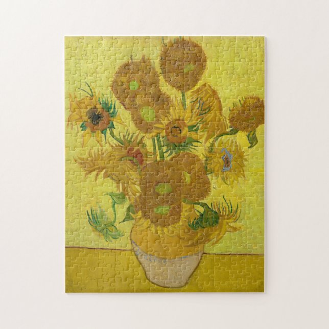 Sonnenblumen von Van Gogh Gemälde Art (Vertikal)
