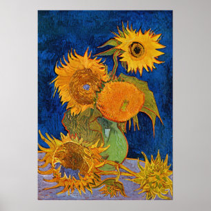 Sonnenblumen von Van Gogh Poster