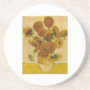 Sonnenblumen von Vincent van Gogh, 1878 Sandstein Untersetzer