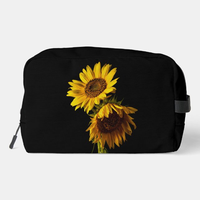 Sonnenblumen  waschbeutel (Rückseite)