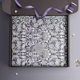 Sonnenblumen William Morris Lila Vintage Blumen Seidenpapier