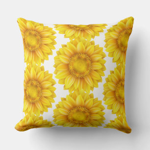 Sonnenblumen-Wurfkissen Kissen