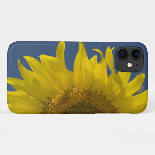 Sonnenblumenanbau Case-Mate iPhone Hülle (Rückseite (Horizontal))