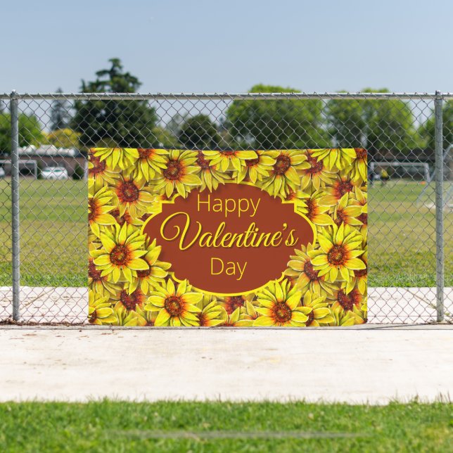 Sonnenblumenbanner Banner (InSitu)
