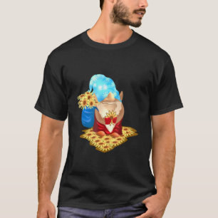 Sonnenblumenbeutel Gnome Garden Bauernhof Hippie S T-Shirt