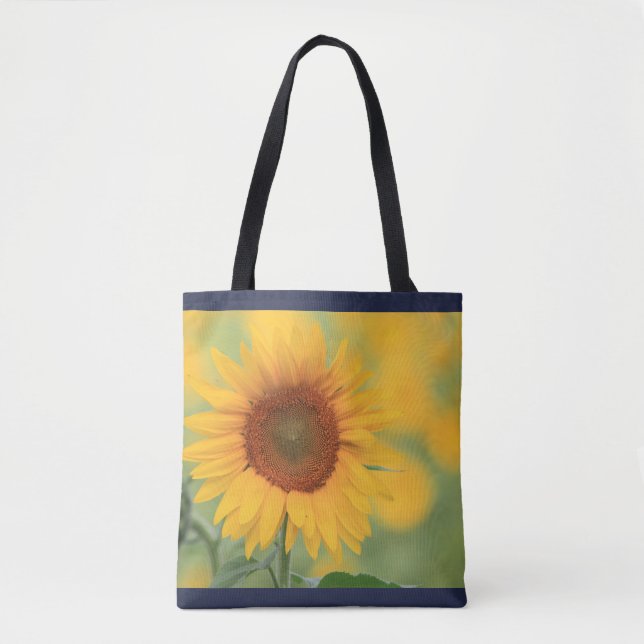 Sonnenblumenbeutel Tasche (Vorderseite)