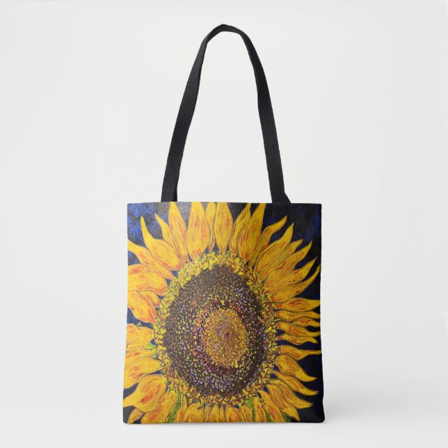 Sonnenblumenbeutel Tasche (Vorderseite)