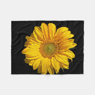 Sonnenblumenblume Fleecedecke