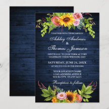 Sonnenblumenblume Rustikales Hochzeitblumen