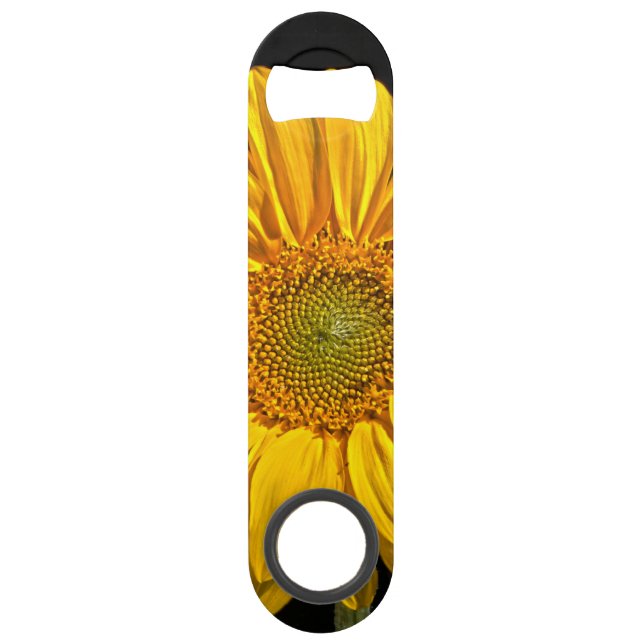 Sonnenblumenblume Speed Flaschenöffner (Vorderseite)