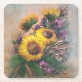 Sonnenblumenbrise von Jason Street Rechteckiger Pappuntersetzer