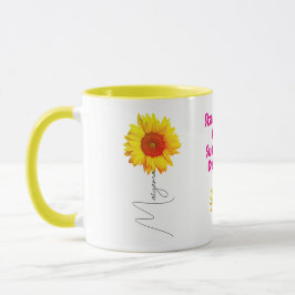 Sonnenblumencoffee Tasse Geschenk für Mädchen (ein
