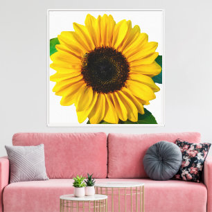 Sonnenblumendekor Leinwanddruck