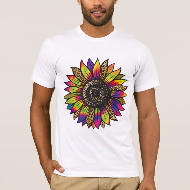 Sonnenblumendesign T-Shirt (Vorderseite)