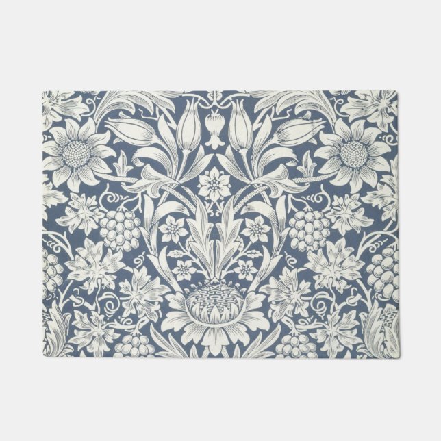Sonnenblumendesign (von William Morris) Doormat Fußmatte (Vorderseite)