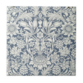 Sonnenblumendesign (von William Morris) Keramik Ti Fliese
