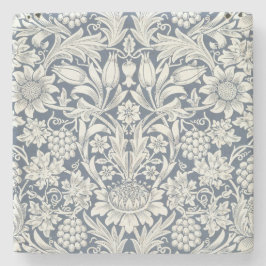 Sonnenblumendesign (von William Morris) Stone Unte Steinuntersetzer