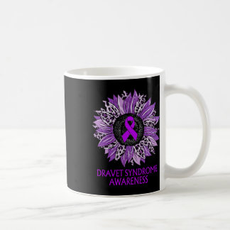 Sonnenblumendravet-Syndrom Bewusstsein Lila Band Kaffeetasse
