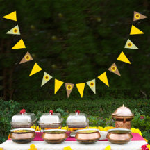 Sonnenblumendreieck im Sommer Party