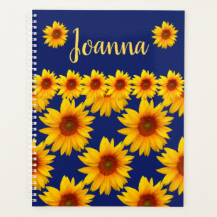 Sonnenblumendusche Personalisiert Planer