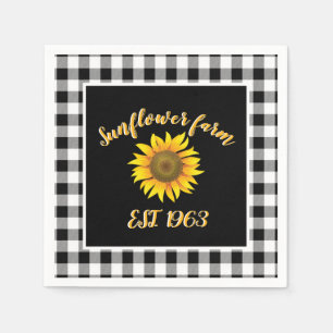 Sonnenblumenfarm serviette