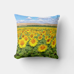 Sonnenblumenfeld Kissen