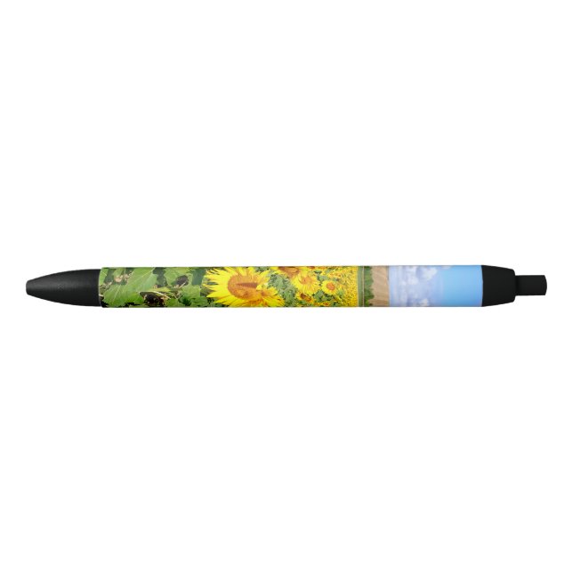Sonnenblumenfeld Kugelschreiber (Vorderseite)