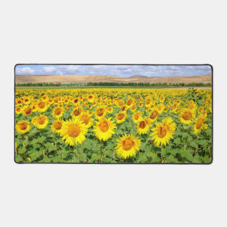 Sonnenblumenfeld Schreibtischunterlage