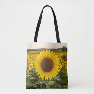 Sonnenblumenfeld Tasche
