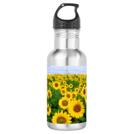 Sonnenblumenfeld Trinkflasche