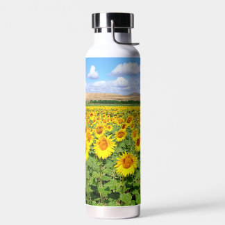 Sonnenblumenfeld Trinkflasche