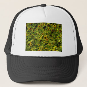 Sonnenblumenfeld Truckerkappe