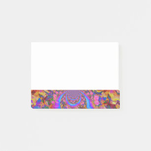 Sonnenblumenfelder - rosa post-it klebezettel