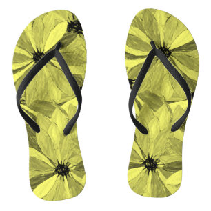 Sonnenblumenflecken Flip Flops