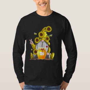 Sonnenblumengenom mit Gelbbiene T-Shirt