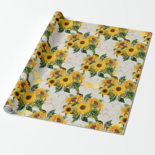 Sonnenblumengeschenke   Fühlen Sie sich wie eine S Geschenkpapier