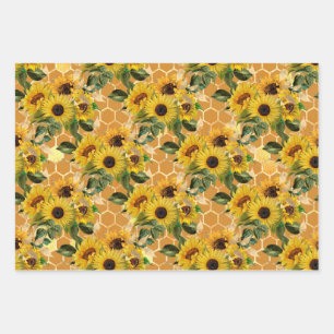 Sonnenblumengeschenke Mach es wie eine Sonnenblu Geschenkpapier Set
