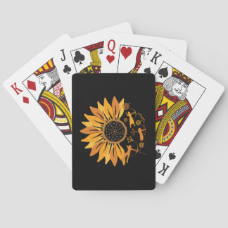 Sonnenblumengeschoss Spielkarten