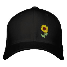 Sonnenblumenhut Bachelorette-Geschenk Bestickte Baseballkappe