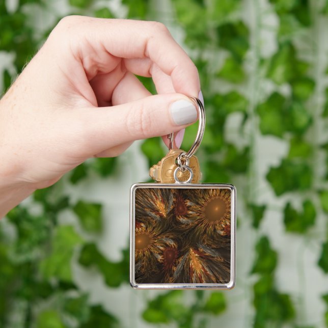 Sonnenblumenimpressionen Schlüsselanhänger (Hand)