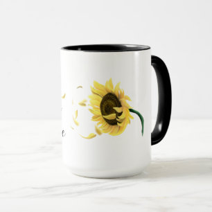 Sonnenblumenkaffee Tasse