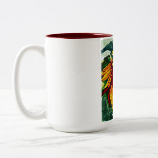 Sonnenblumenkaffee-Tasse Zweifarbige Tasse