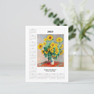 Sonnenblumenkalender 2023 Vincent van Gogh Postkarte