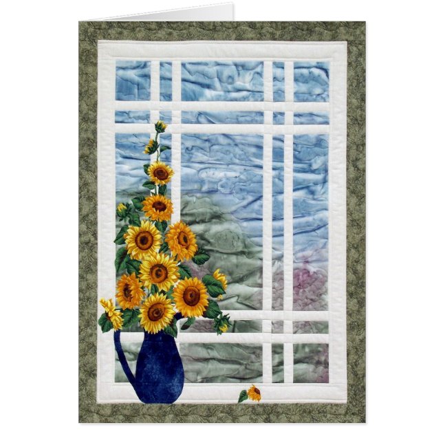 Sonnenblumenkarte (Vorne)